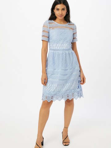 Robe de cocktail APART en bleu : devant