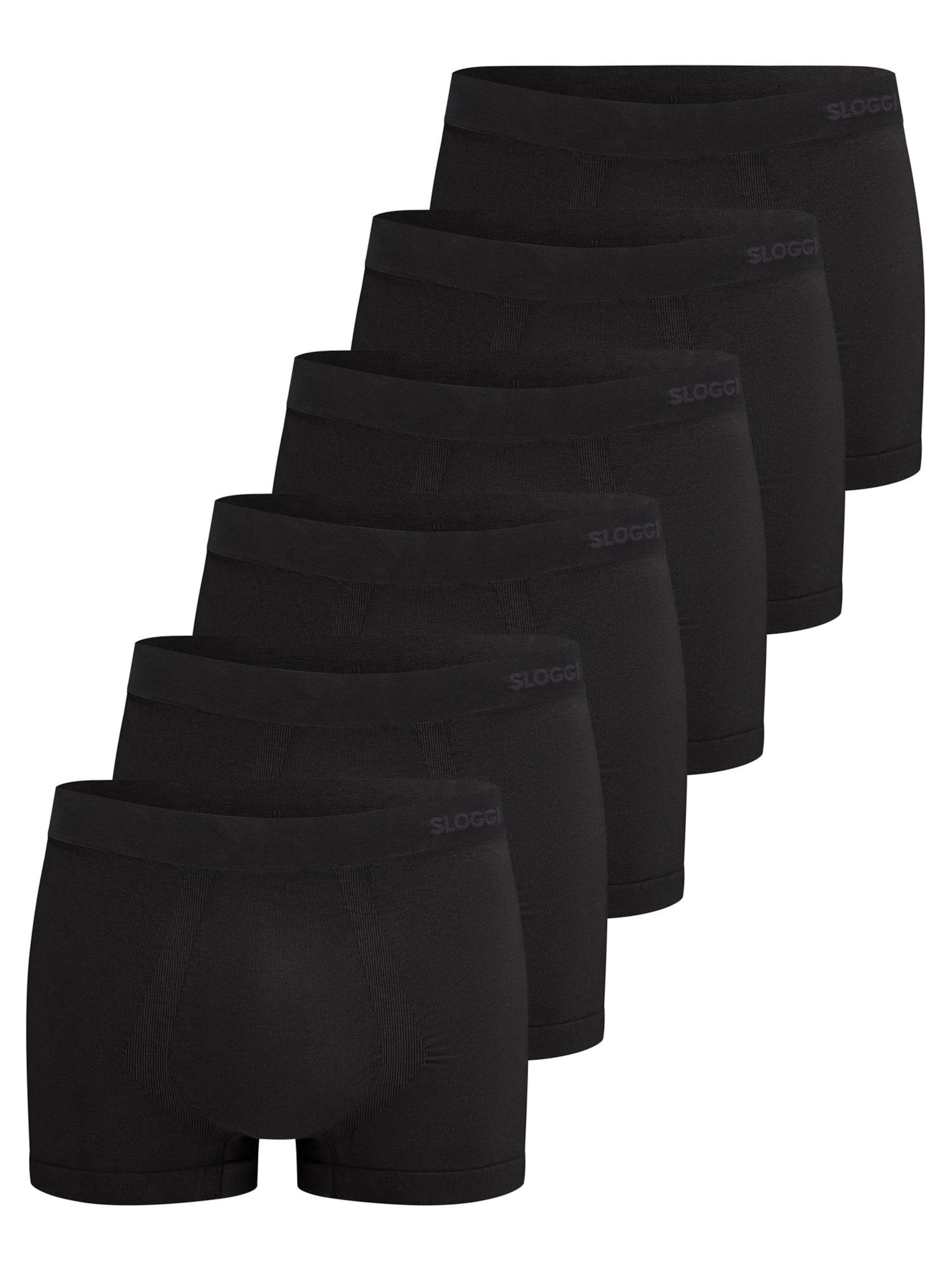 SLOGGI Boxer shorts 'men GO Smooth' in Black: front