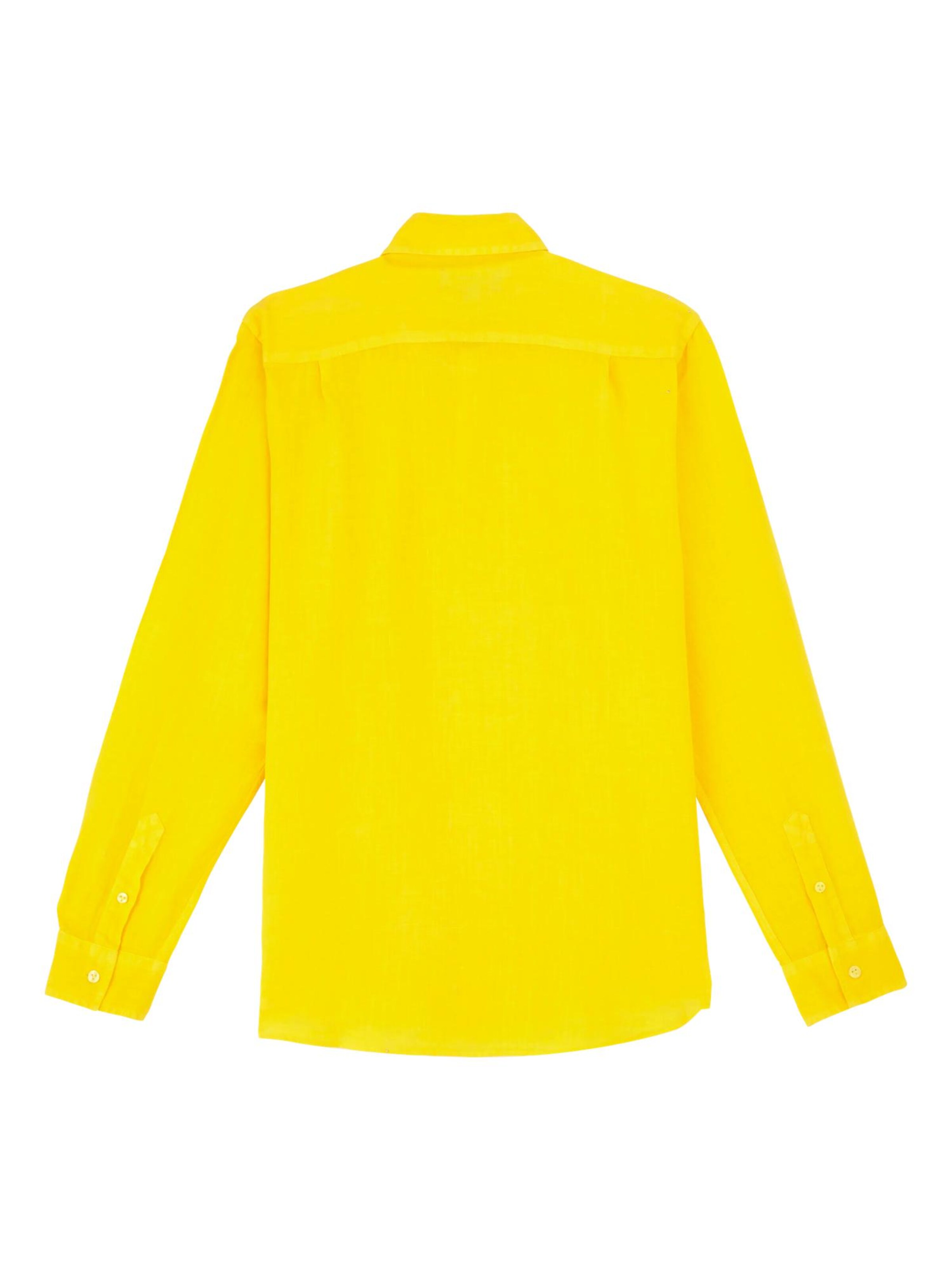 Vilebrequin Regular Fit Hemd‌‌‌‌‌ in Gelb