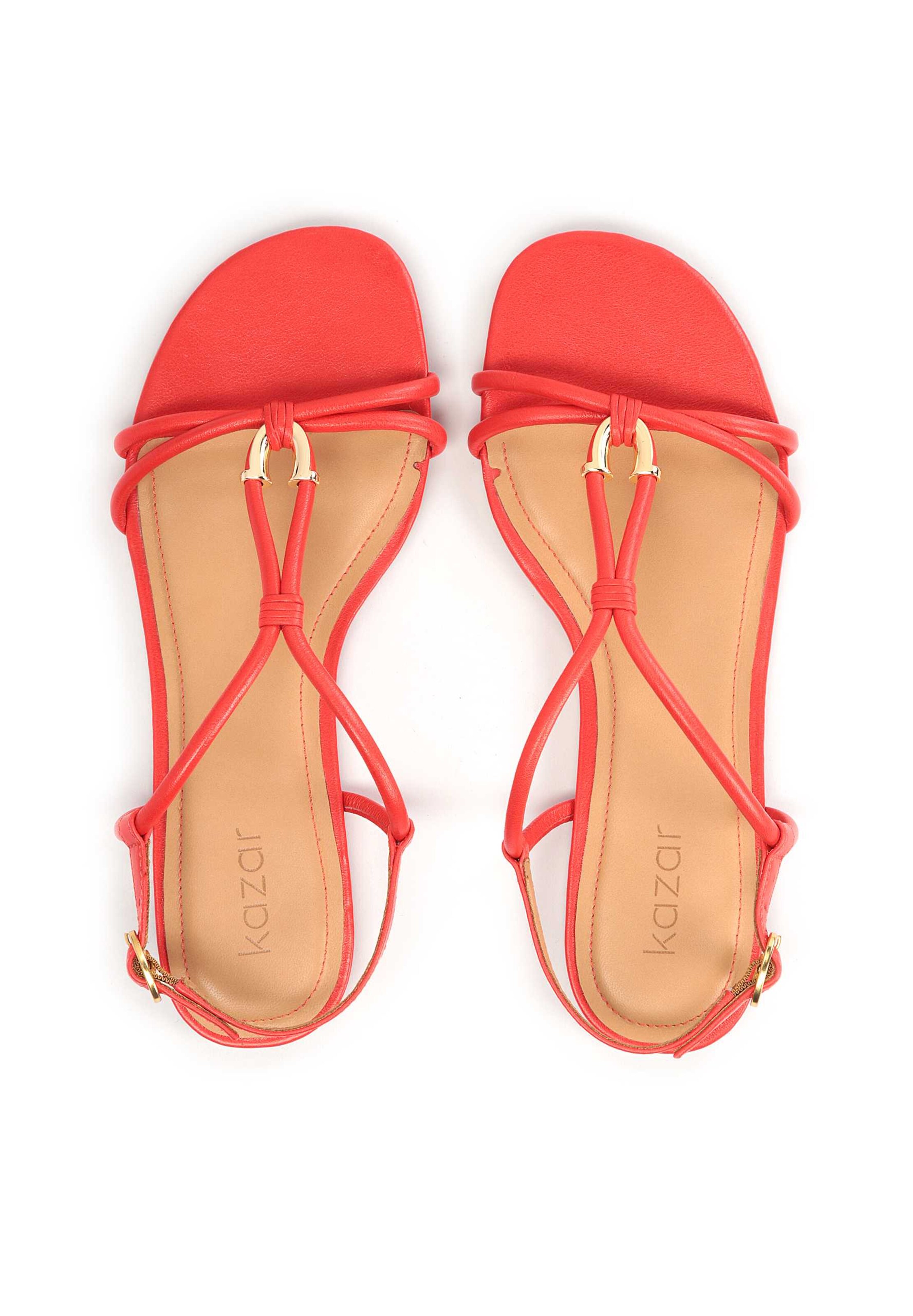Sandales Kazar en rouge