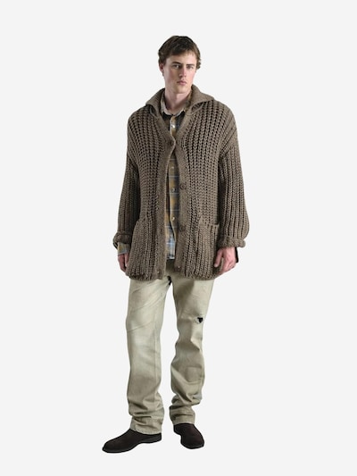 Giesto Knit Cardigan in S in Chocolate, Item view
