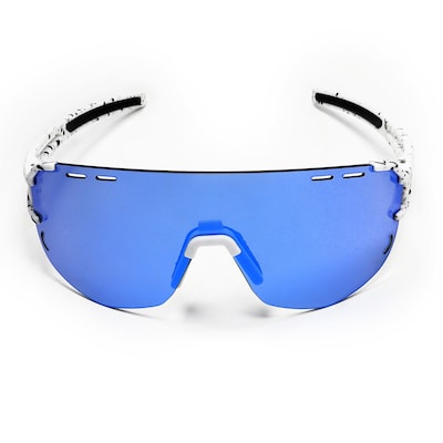 YEAZ Sportzonnebril in de kleur Royal blue/koningsblauw / Zwart / Wit, Productweergave