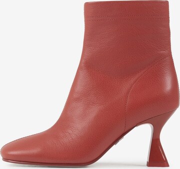 BRONX Ankle Boots ' Xar-A ' in Red: front