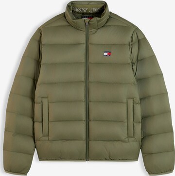 Tommy Jeans Kevad-sügisjope, värv roheline: eest vaates