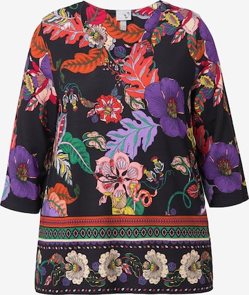 Ulla Popken Shirt in Black: front