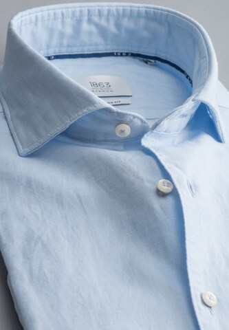 ETERNA Regular fit Button Up Shirt in Blue