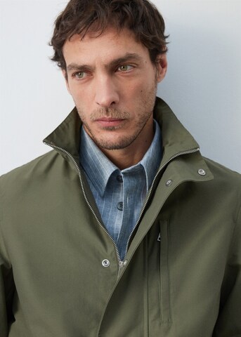 MANGO MAN Between-Season Jacket 'Markos' in Green