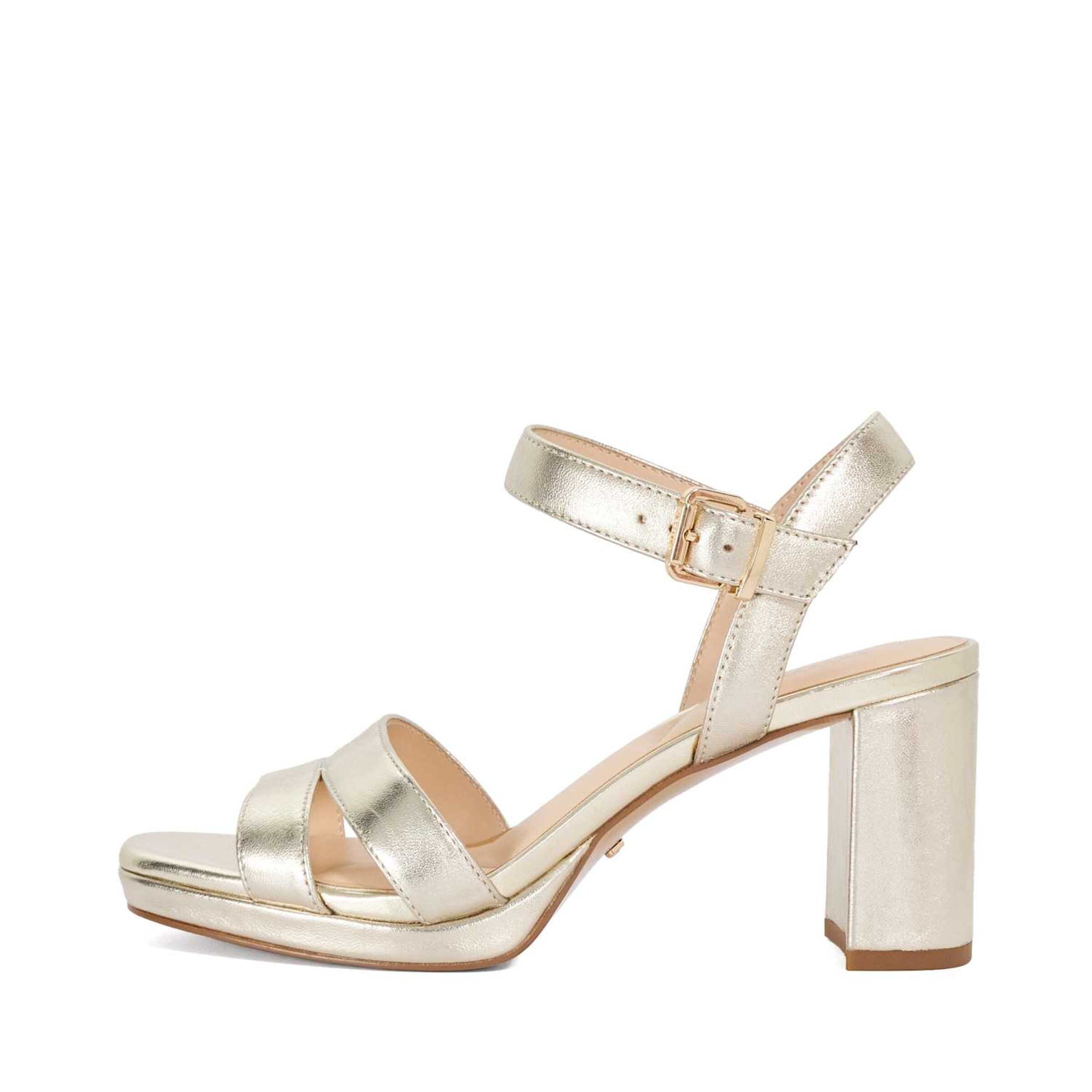 Sandales à lanières 'Manifesting' Dune LONDON en or