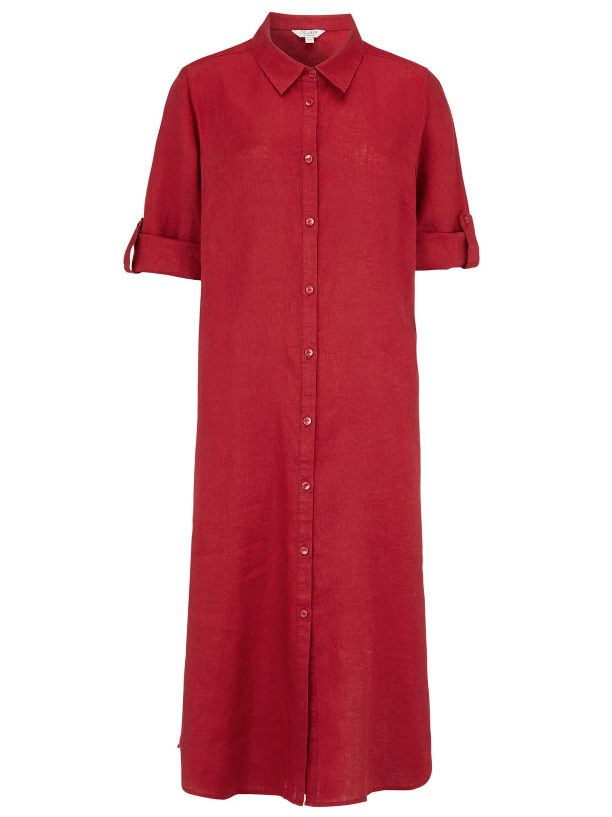 Cellbes of Sweden Blousejurk in de kleur Donkerrood, Productweergave