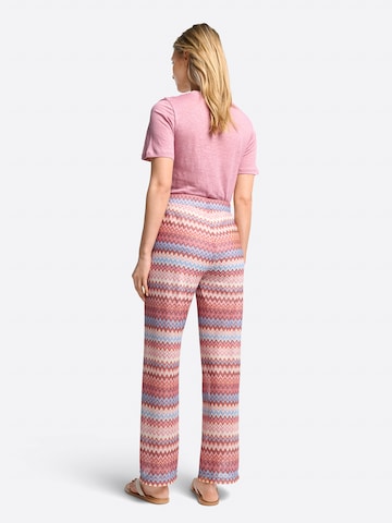 Wide Leg Pantalon Rich & Royal en mélange de couleurs