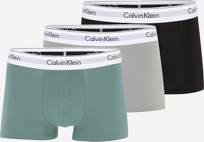 Calvin Klein Underwear Boxers en turquoise / greige / noir / blanc cassé, Vue avec produit