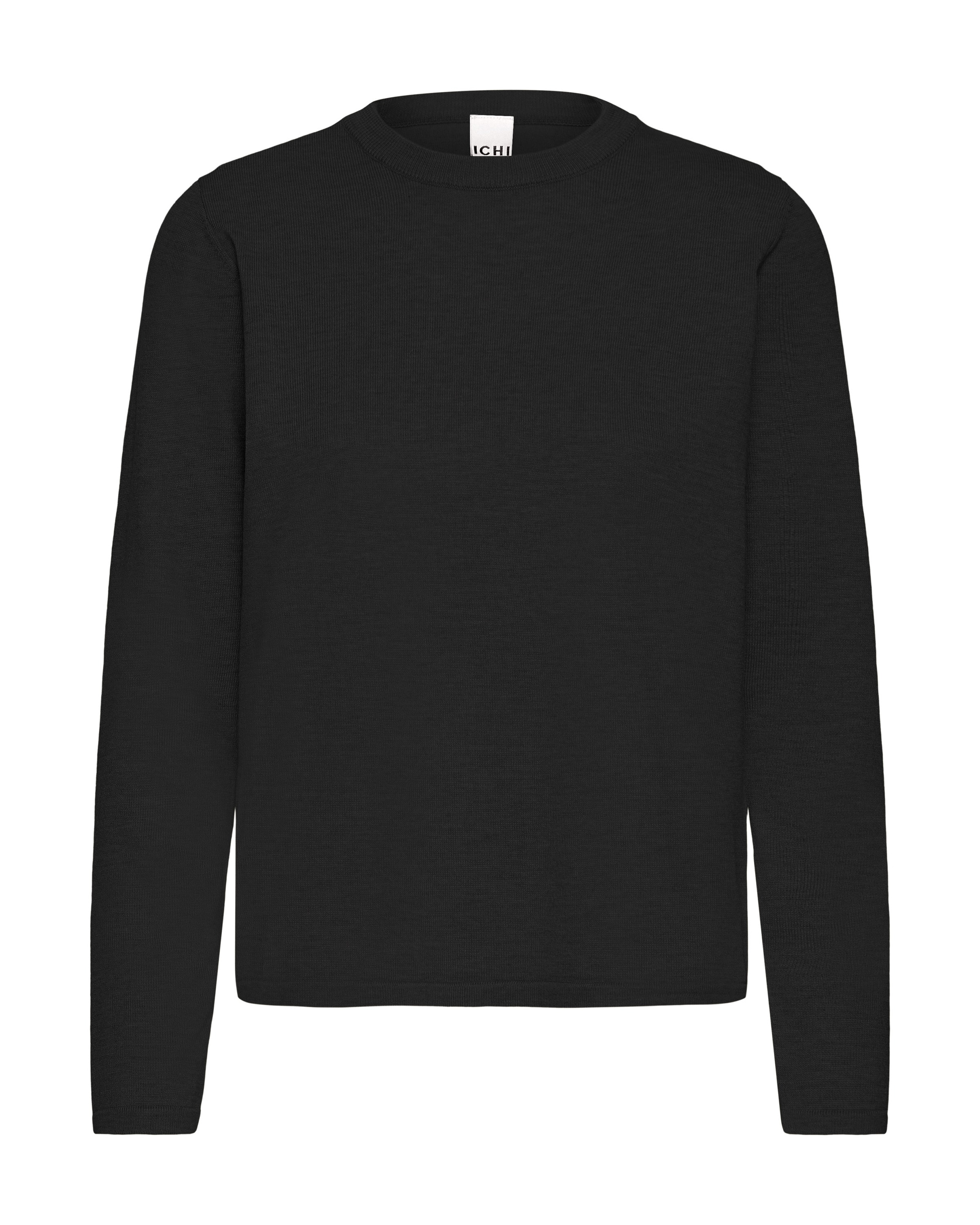 ICHI - Camiseta 'IHLuls' en negro: frente