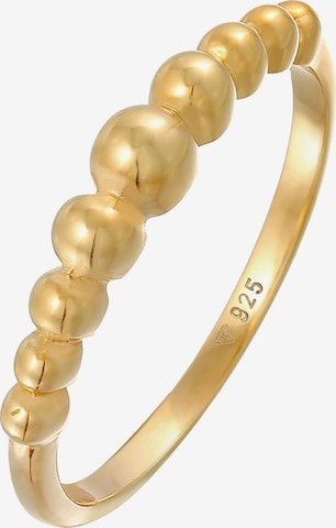 ELLI Ring Kugel in Gold: Vorderseite