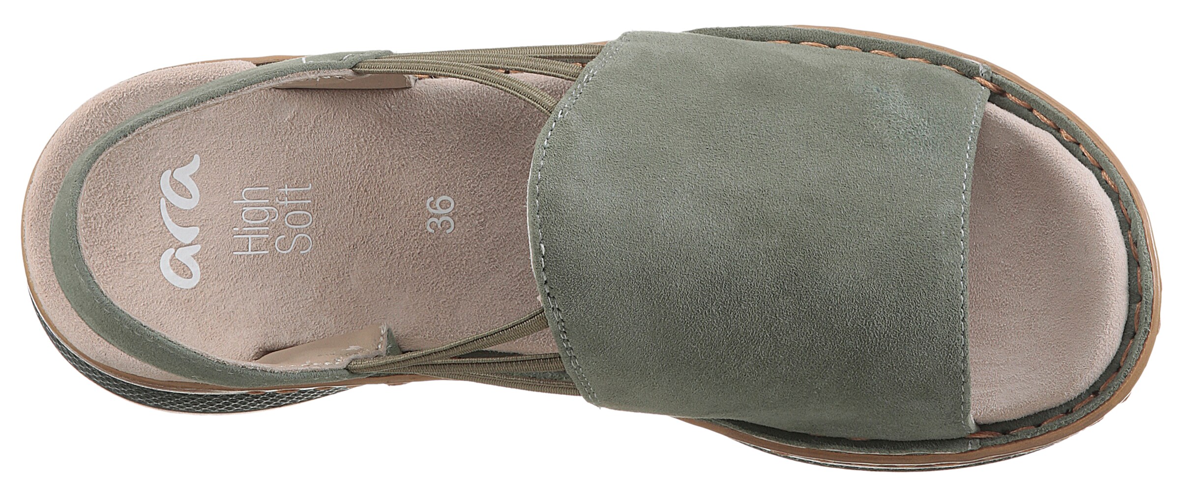 ARA Sandals 'Hawaii' in Green