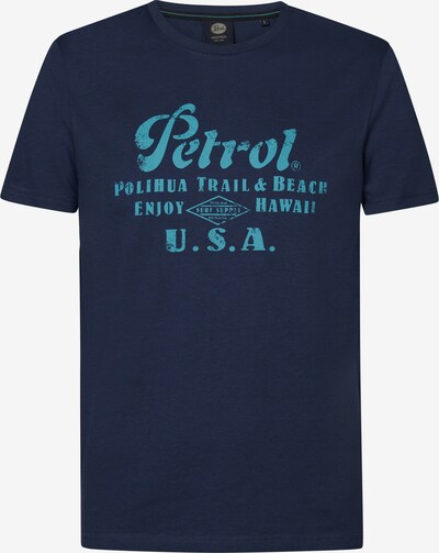 Petrol Industries T-Shirt 'Sandcastle' en azur / bleu foncé, Vue avec produit