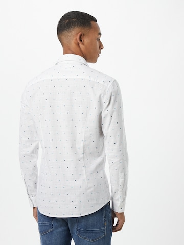 ESPRIT Slim fit Button Up Shirt in White