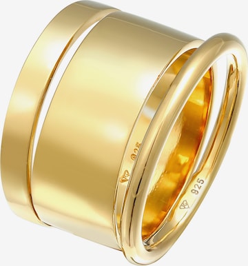 ELLI Ring Wide Ring 'Ring Set' in Gold: predná strana
