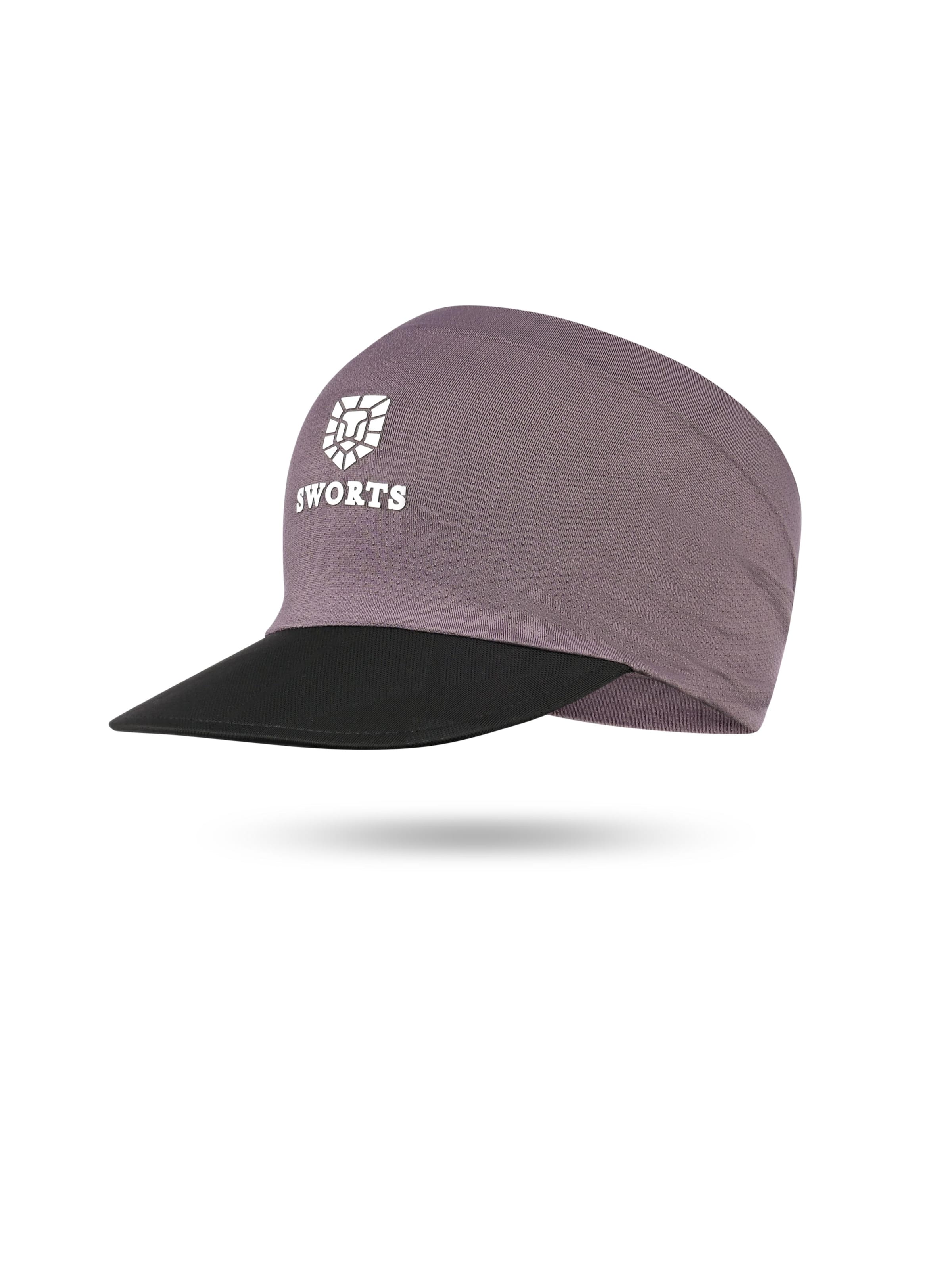 SWORTS Athletic Cap 'Bandana' in Purple: front