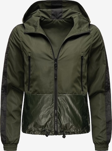 NAVAHOO Between-Season Jacket 'Sunitaa' in Green: front