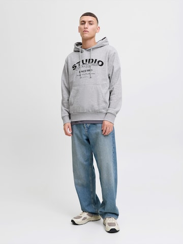 JACK & JONES Majica 'JJYUKI' | siva barva