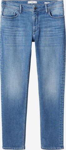 MANGO MAN Slimfit Jeans 'Jan' in Blauw: voorkant