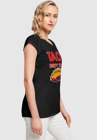 ABSOLUTE CULT T-Shirt 'Deadpool - Taco Dirty To Me' in Schwarz