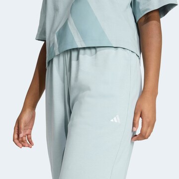 ADIDAS SPORTSWEAR Tapered Workout Pants in Blue