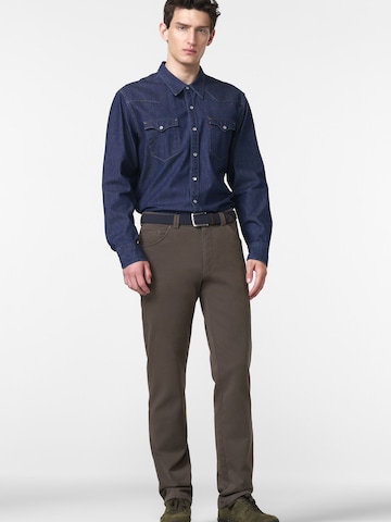 Regular Pantalon chino MEYER en marron
