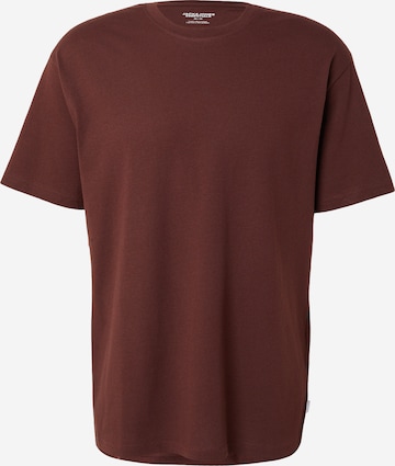 JACK & JONES Μπλουζάκι σε καφέ: μπροστά