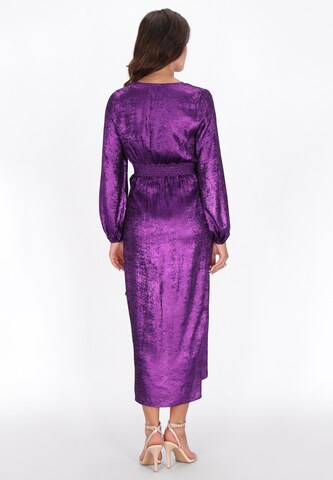 faina Avondjurk in Lila