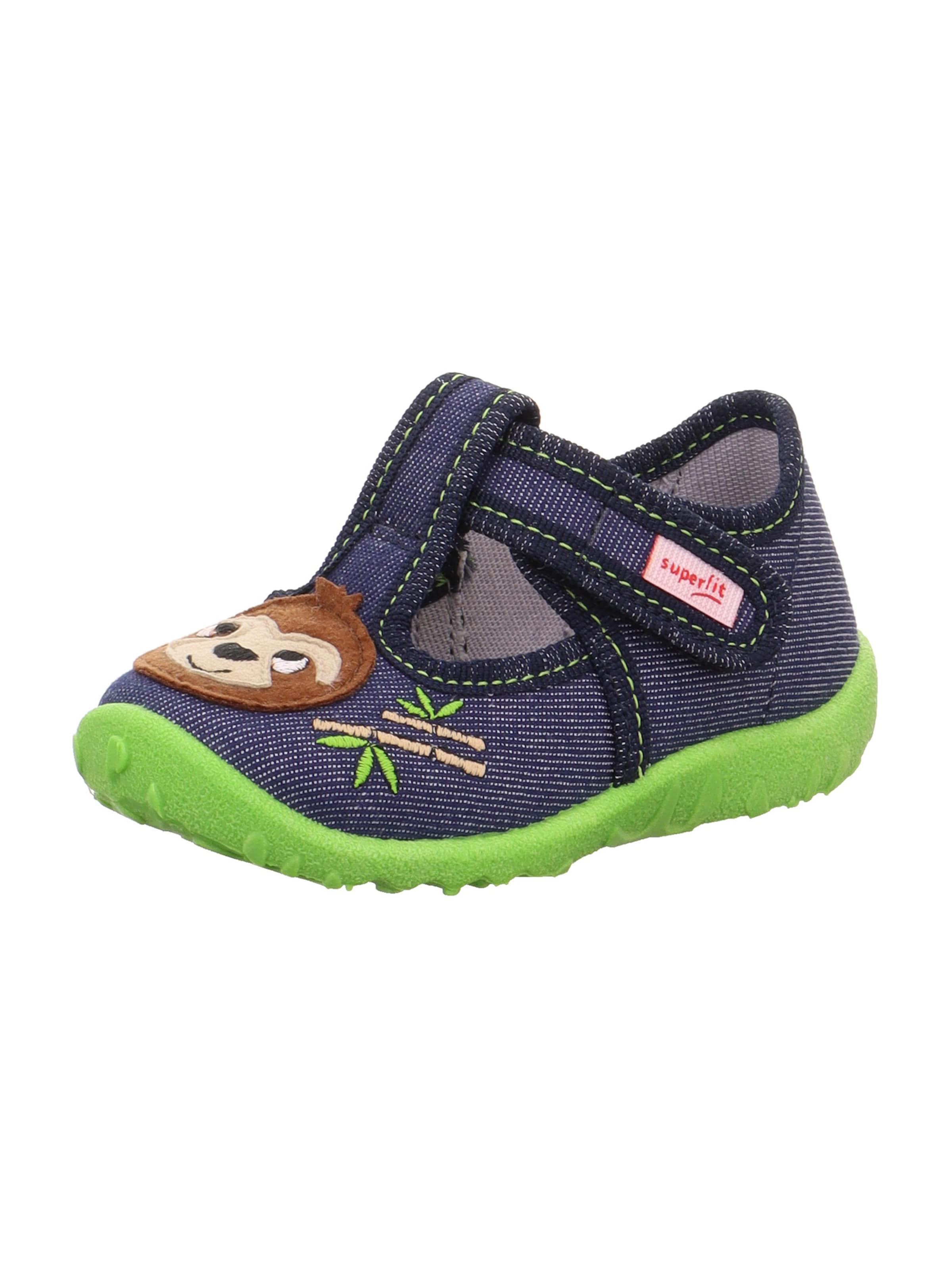 SUPERFIT Hausschuh 'SPOTTY' in Blau: Vorderseite