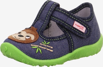SUPERFIT Hausschuh 'SPOTTY' in Blau: Vorderseite