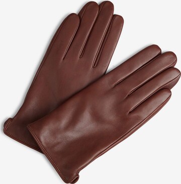 MARKBERG Fingerhandsker 'Vilma' i brun: forside