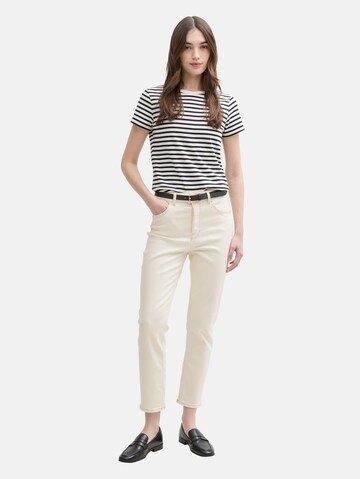TOM TAILOR DENIM Slimfit Jeans 'Lotte' in Weiß