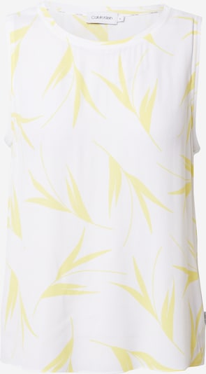 Calvin Klein Top in gelb / weiß, Produktansicht