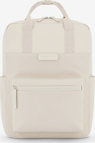 Kapten & Son Backpack 'Bergen Pro' in Beige: front