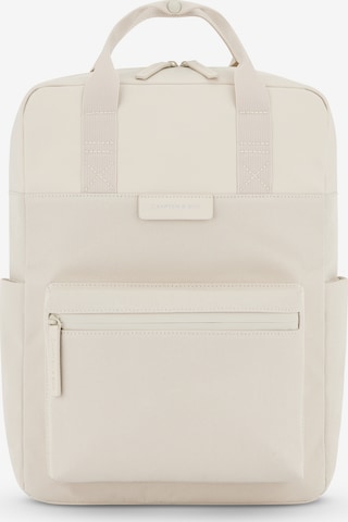 Kapten & Son Backpack 'Bergen Pro' in Beige: front