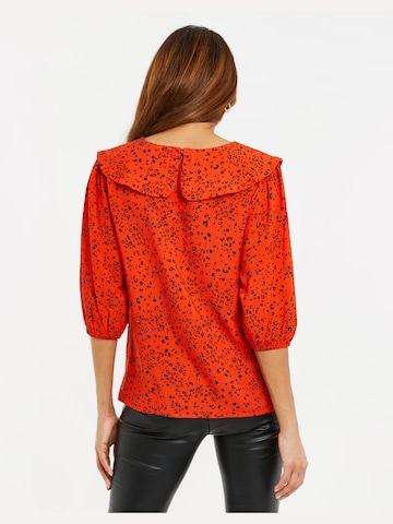 Threadbare Blouse 'Humbug' in Red