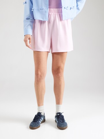 PIECES Regular Shorts 'PCAnna' in Pink: Vorderseite