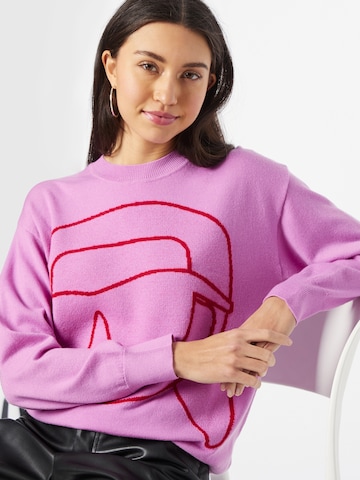 Karl Lagerfeld Sweater in Pink
