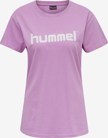 Tricou de la Hummel pe mov: față