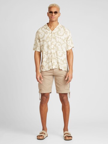 JACK & JONES - Ajuste regular Camisa 'LUKE' en beige