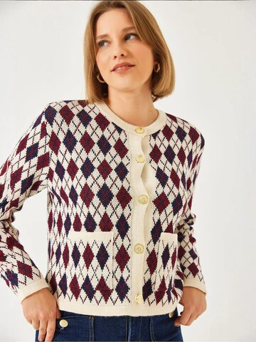 Bianco Lucci - Casaco de malha em bege