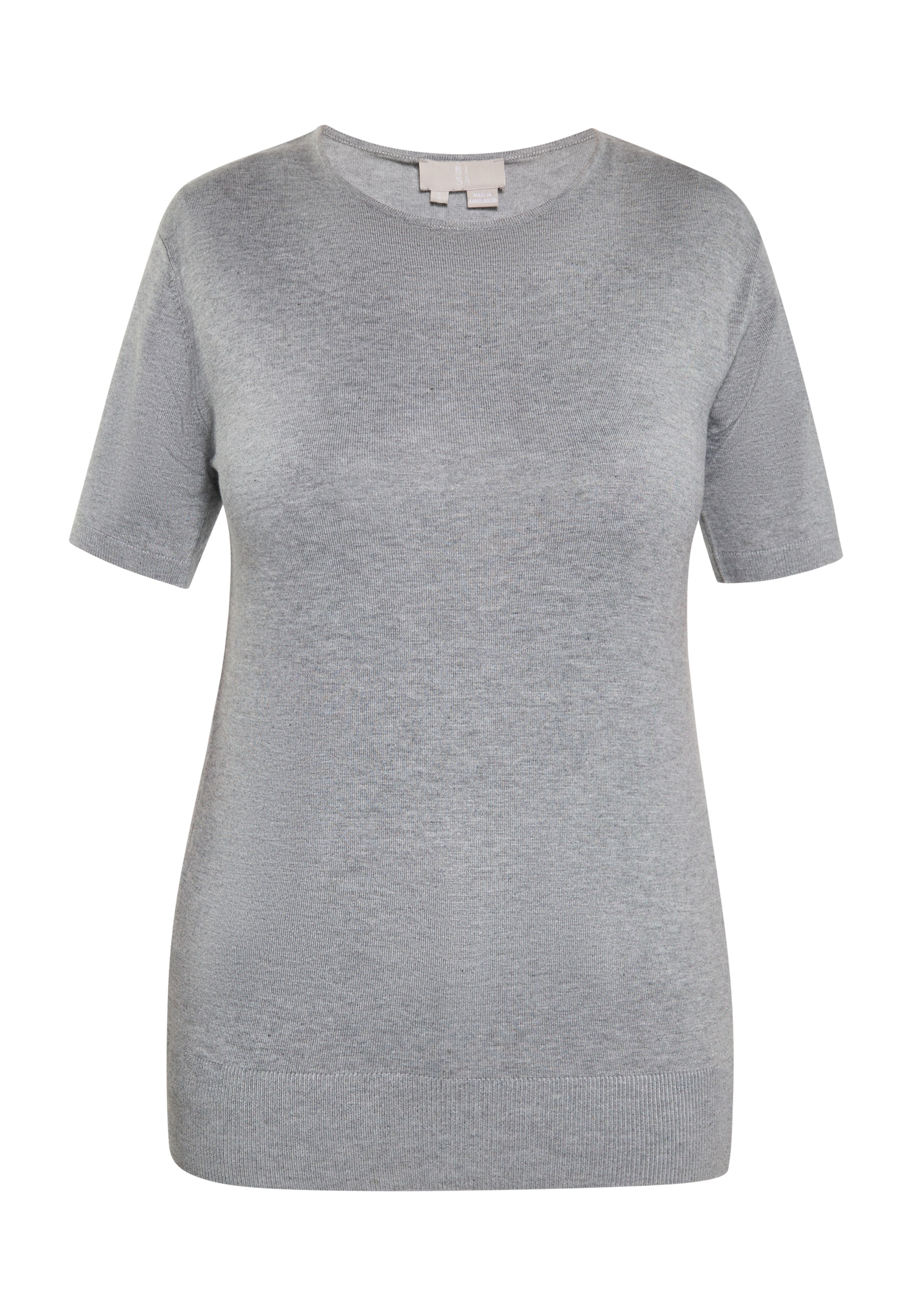 RISA T-shirt i grå: framsida