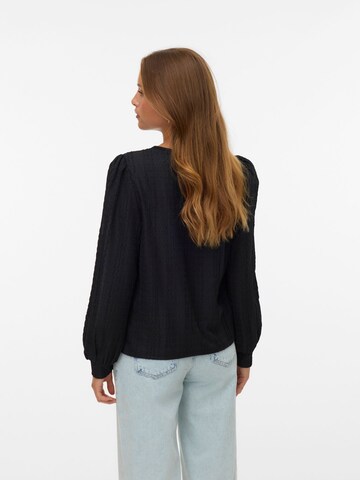VERO MODA Blouse 'JASMIN' in Zwart