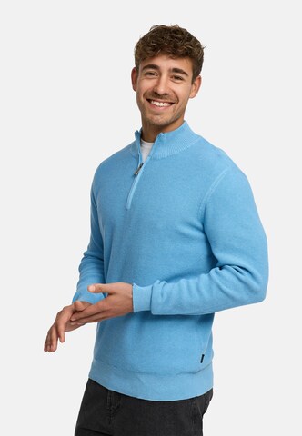 INDICODE JEANS Sweater ' Bull ' in Blue