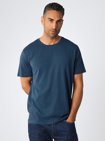 Honest Basics Shirt 'T-shirt Men' in Blauw: voorkant