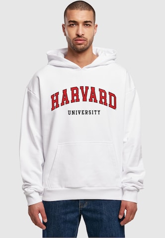 Merchcode Sweatshirt 'Harvard University' in Weiß: predná strana