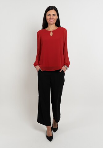 Seidel Moden Bluse in Rot