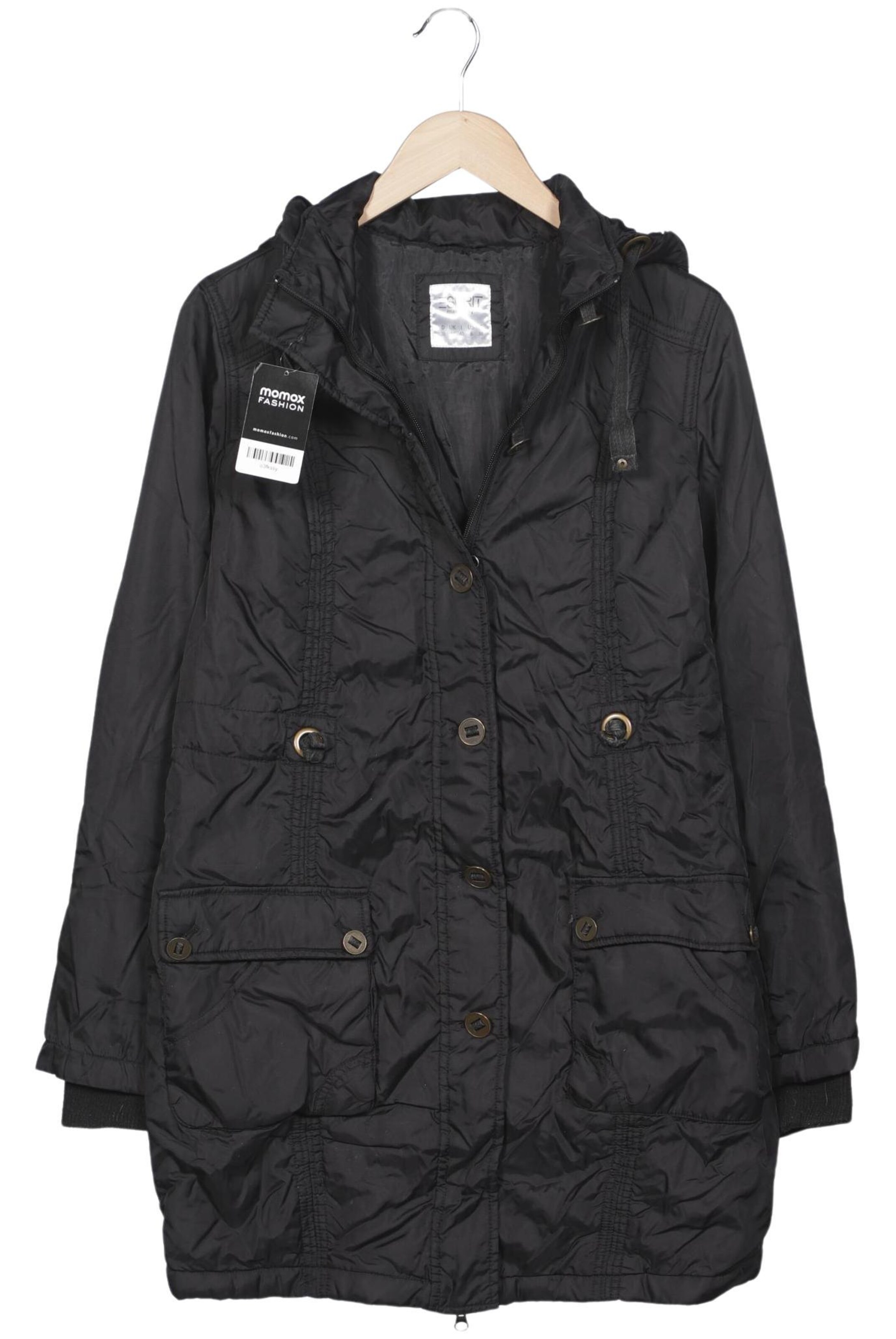 Esprit Maternity Mantel S in Schwarz: Vorderseite